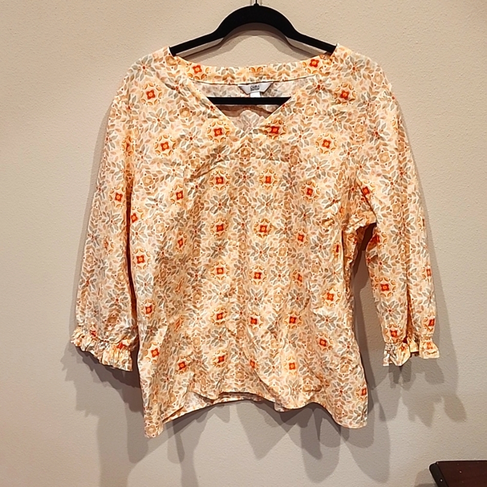Long sleeve blouse